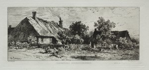 Burgundské chaty od Francis Seymour Haden