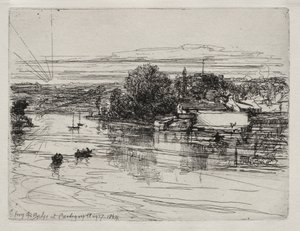 Cardigan Bridge, 1864. od Francis Seymour Haden