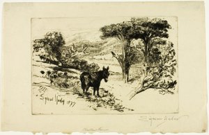 Challow Farm od Francis Seymour Haden