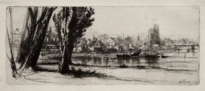 Fulham. od Francis Seymour Haden