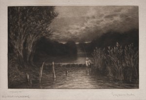 Lov lipanů od Francis Seymour Haden