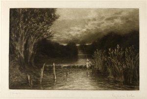Lov lipanů od Francis Seymour Haden