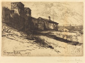 Ponuré Španělsko od Francis Seymour Haden