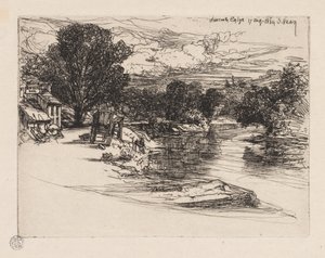 Dům Smythů od Francis Seymour Haden