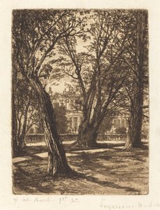 Kensingtonské zahrady (The Small Plate) od Francis Seymour Haden