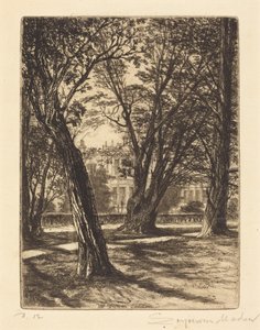 Kensington Gardens (malá deska) od Francis Seymour Haden