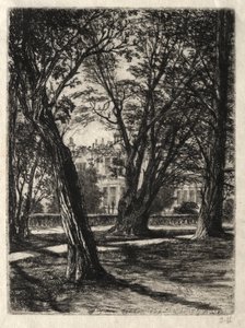Kensingtonské zahrady od Francis Seymour Haden