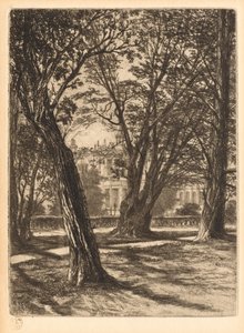 Kensington Gardens, č. 1 (malý talíř) od Francis Seymour Haden
