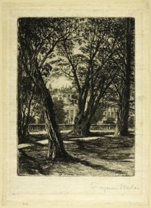 Kensington Gardens, č. I (malý talíř) od Francis Seymour Haden