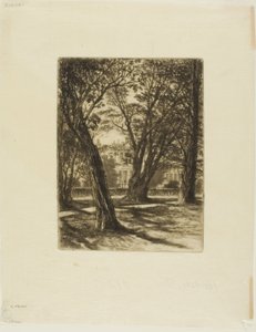 Kensington Gardens, č. I (malý talíř) od Francis Seymour Haden