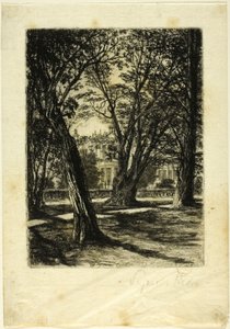 Kensington Gardens, č. I (malý talíř) od Francis Seymour Haden