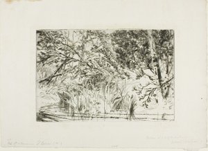 Ústa potoka, č. II od Francis Seymour Haden