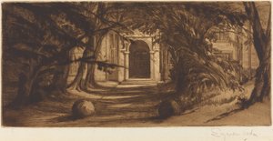 Mytton Hall od Francis Seymour Haden