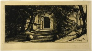 Mytton Hall od Francis Seymour Haden
