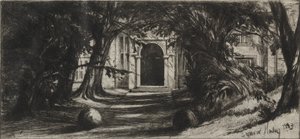 Mytton Hall od Francis Seymour Haden