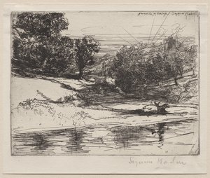 Newcastle v Emlynu od Francis Seymour Haden