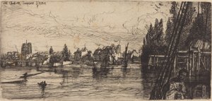 Old Chelsea (Old Chelsea Church) od Francis Seymour Haden