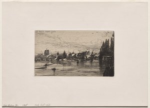 Starý kostel Chelsea od Francis Seymour Haden