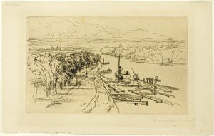 Amstel, č. II od Francis Seymour Haden