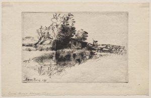 The Little Boathouse od Francis Seymour Haden