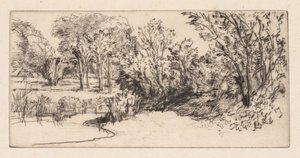 The Little Longparish, 1896. od Francis Seymour Haden