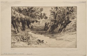 Procházka milenců (Druhá deska) od Francis Seymour Haden