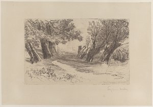 Procházka milenců, č. I, 1864., 1864. od Francis Seymour Haden