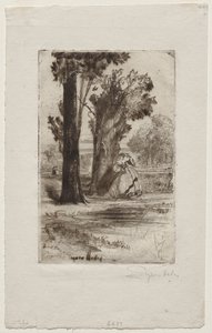 Fara v Sonningu od Francis Seymour Haden