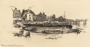 Whistlerův dům, Old Chelsea od Francis Seymour Haden