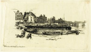 Whistlerův dům, Old Chelsea od Francis Seymour Haden