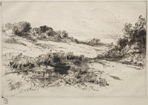 Windmill Hill, č. 1 od Francis Seymour Haden