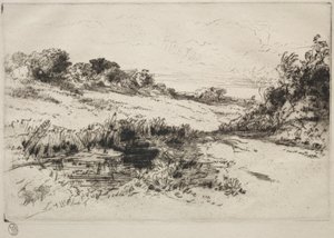 Windmill Hill, č. 1, c. 1877 a později. od Francis Seymour Haden