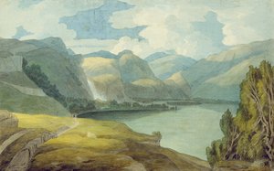 Derwentwater při pohledu na jih od Francis Towne