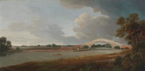 Starý most Walton od Francis Towne