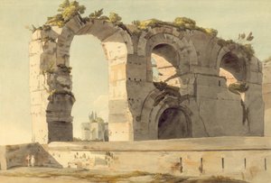 Claudiánův akvadukt, Řím od Francis Towne