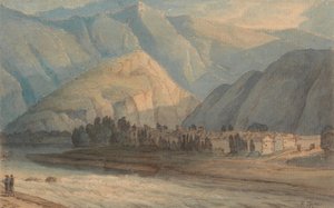 The Grange na vrcholu jezera Keswick Lake od Francis Towne