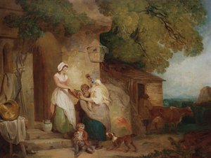 Rustikální benevolence, 1791 od Francis Wheatley