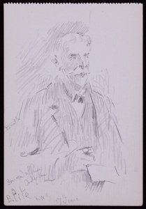 Portrét A Beresford Pite od Francis Wilfred Lawson