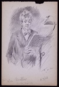 Portrét Aleca Millera od Francis Wilfred Lawson