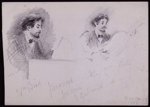 Portrét Arnolda Dolmetsche od Francis Wilfred Lawson