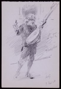 Portrét Arnolda Dolmetsche od Francis Wilfred Lawson