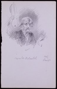 Portrét Arnolda Dolmetsche od Francis Wilfred Lawson