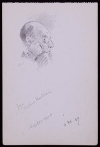 Portrét Arthura Rackhama od Francis Wilfred Lawson