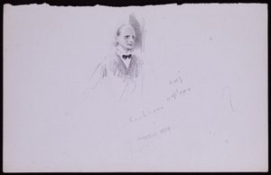 Portrét Arthura Rackhama od Francis Wilfred Lawson