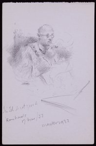 Portrét Edwina Lutyense od Francis Wilfred Lawson