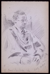 Portrét Ernesta Jacksona od Francis Wilfred Lawson