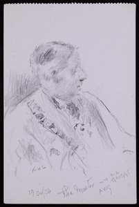 Portrét FL Griggse od Francis Wilfred Lawson