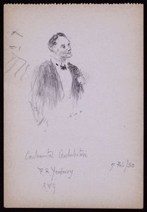 Portrét FR Yerburyho od Francis Wilfred Lawson