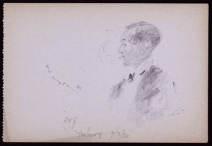 Portrét FR Yerburyho od Francis Wilfred Lawson