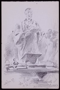 Portrét Francise Newbolta od Francis Wilfred Lawson